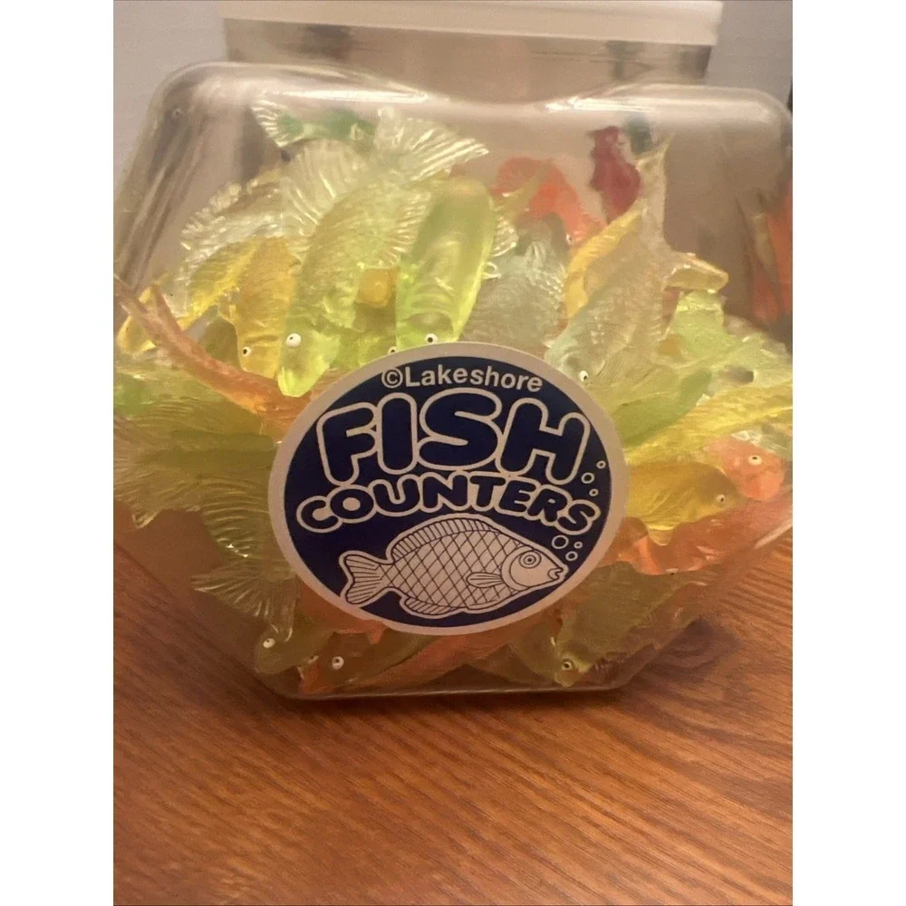 Vintage Lakeshore Fish Eyes Activity Kit LA677 Complete Lois Ehlert Math Center